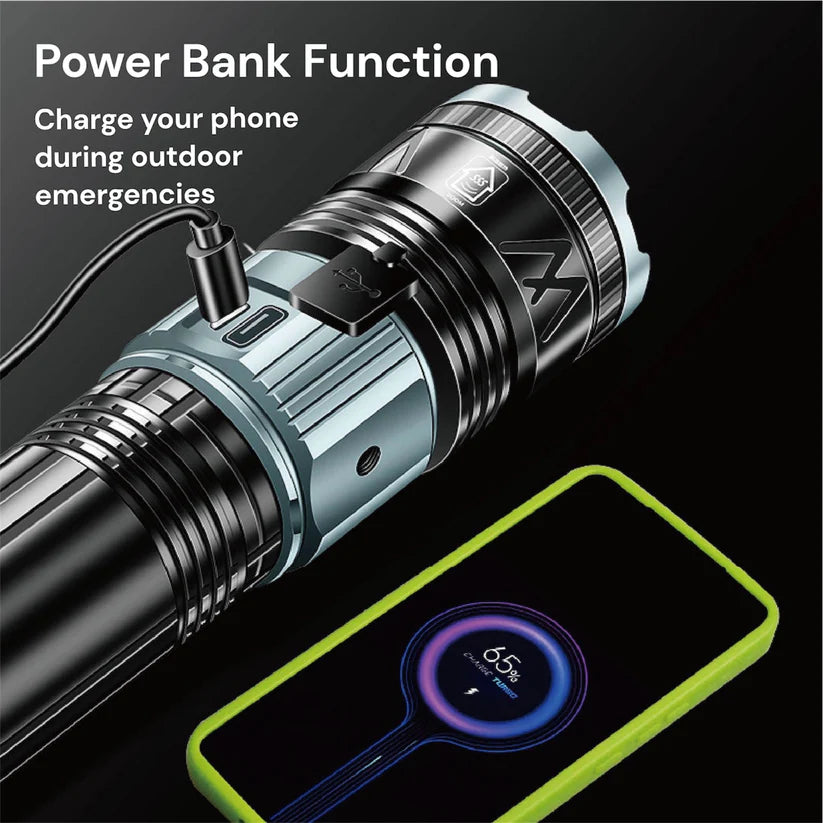 TorchMaster X9 - Multi-Mode Tactical Flashlight